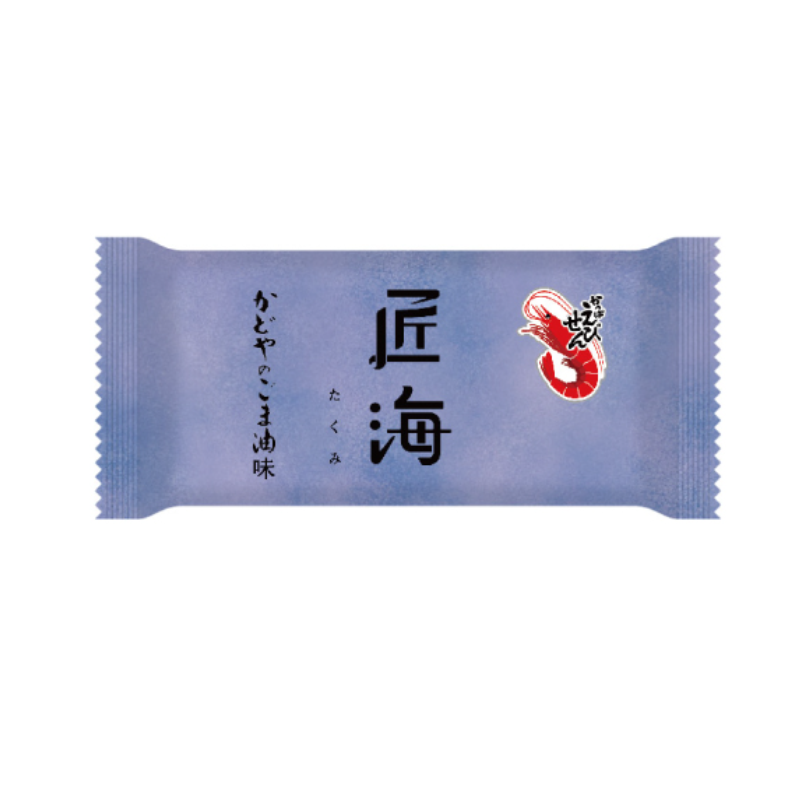 Calbee Kappa Takumiumi Shrimp Crackers (Kadoya Sesame Oil Flavor)
