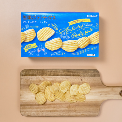 Mugen Potato Chips Anchovy Garlic Flavor (20g x 6 bags)