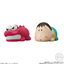 Bandai Mocchiri Kororin Crayon Shinchan Blind Box Figurine with Chewing Gum (Random 1 of 8)