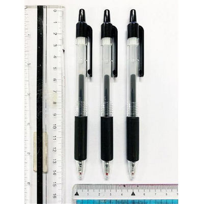 Watts Ink Ballpoint Pen Black 3-Pack