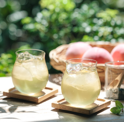 Kimikura White Peach Kamairicha Green Tea