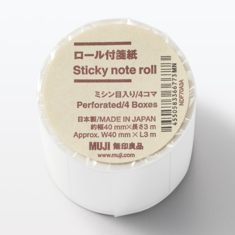 Muji Sticky Note Roll