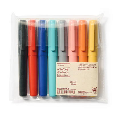 Muji Gel Ink Ballpoint Pen Set