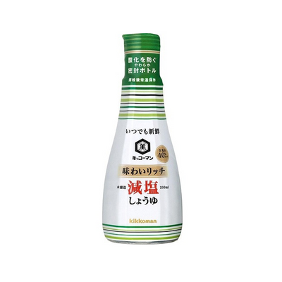 Kikkoman Reduced Sodium Soy Sauce (200 ml)