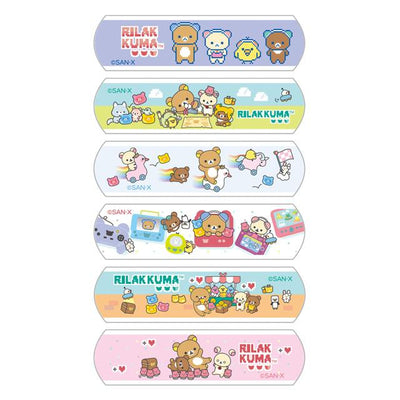 San X Rilakkuma Waterproof Plasters 12 pieces