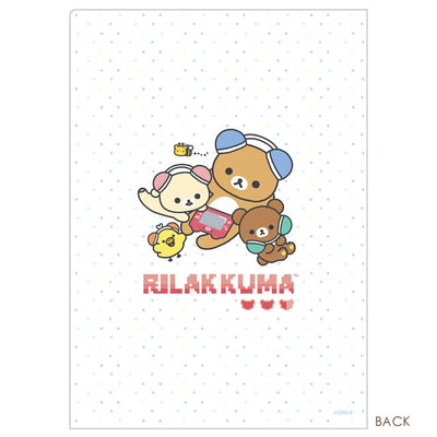 Rilakkuma Gaming Rilakkuma Theme Mini Double Clear Folder