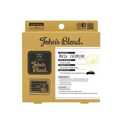 John’s Blend Clip-On Air Freshener – Musk Jasmine (1pc)