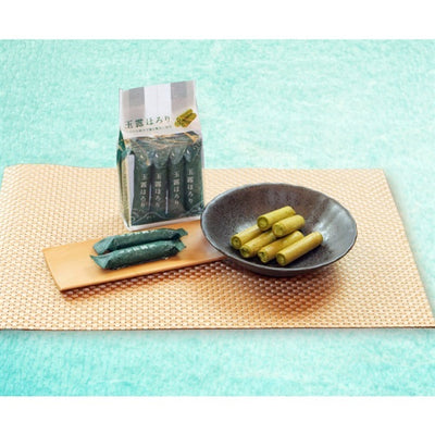 Ochamura Gyokuro Horori Green Tea Flavored Cream Roll Cookies