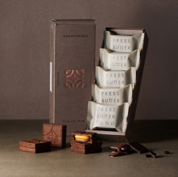 PREORDER PRESS BUTTER SAND Cream Sandwich Cookies (5 Pieces) (Assorted Flavors Available)