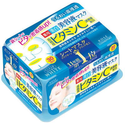 Clear Turn Essence Mask (Vitamin C) 30 doses KOSE