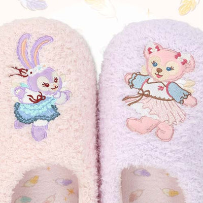 Disney Duffy & Friends Wishing Wings StellaLou and ShellieMay Plush Slippers