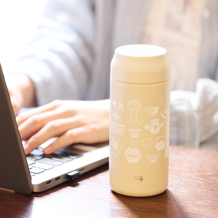AKOMEYA TOKYO Ivory Thermo Mug