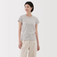 MUJI Women's Cool Sweat-resistant Crew Neck T-shirt