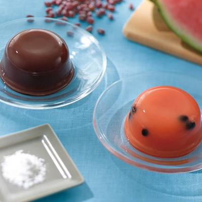 Suika & Azuki Summer Dessert with Snow Salt