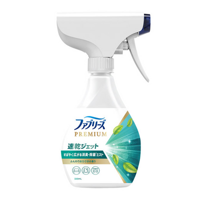 Febreze PREMIUM Quick-Dry Jet – Sunny Blossom Fragrance (Fabric Deodorizing Spray)