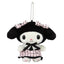 Sanrio Black Graph Plush Keychain
