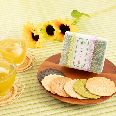 Thin Rice Crackers Assortment 6 pcs