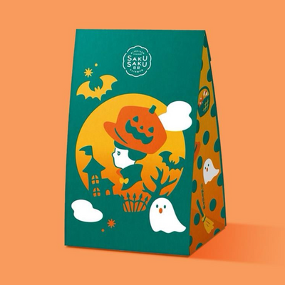 Bankakuso Honpo SakuSaku Nikki Halloween Rice Crackers