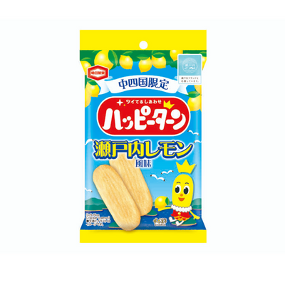 Kameda Seika Happy Turn Rice Crackers (Setouchi Lemon Flavor)