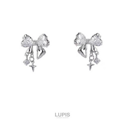 Lupis Shining Ribbon Earrings