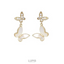 Lupis Elegant Double Butterfly Earrings