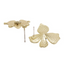 Matte Metal Flower Earrings