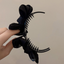 LUPIS Ribbon Slim Hair Clip v2638 Beige/Black