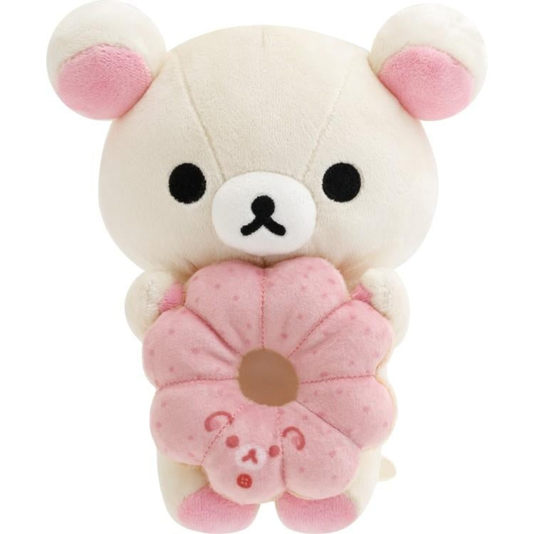 ピンクくま♡マシュマロ SAN-X Rilakkuma × Mister Donut Donut Maku Maku Plush – MiauMall