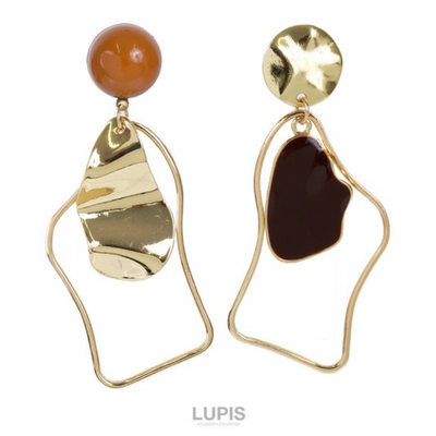 Lupis Assymetrical Earrings