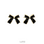 Lupis Monochrome Ribbon Earrings