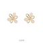 Lupicia Elegant Flower Miniature Earrings