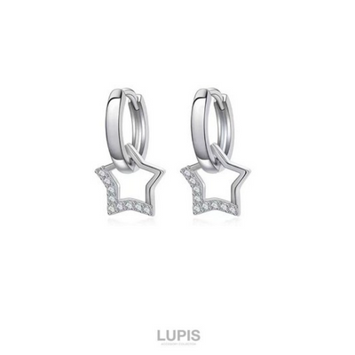 Star Hoop Earrings
