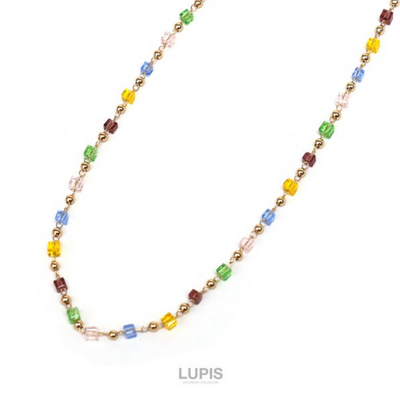 LUPIS Cube Bead Necklace v1916
