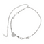 Lupis Metal Heart Plate Chain Necklace