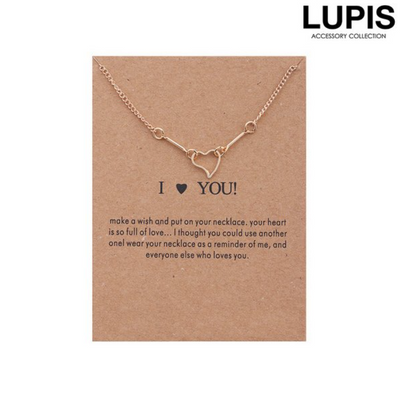 Lupis Heart x Bar Simple Necklace