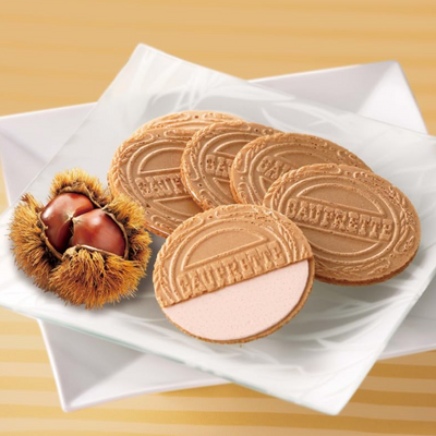 Tokyo Fugetsudo Marron Gauffrettes Chestnut Cream Wafer Cookies