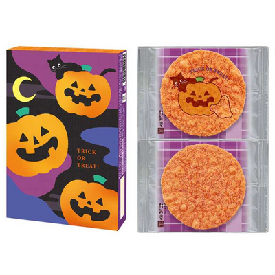 Keishindo Halloween Grilled Red Shrimp Rice Crackers