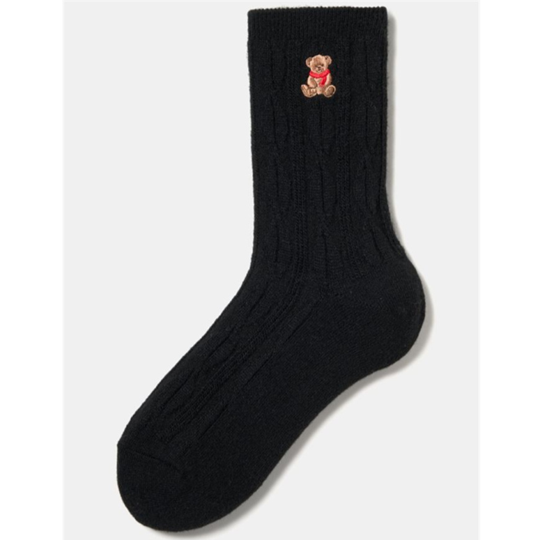 tutuanna Cashmere Bear Pattern Socks
