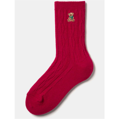 tutuanna Cashmere Bear Pattern Socks