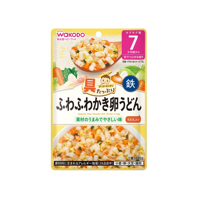 Wakodo GooGoo Kitchen Japanese Udon Noodles with Chicken & Egg