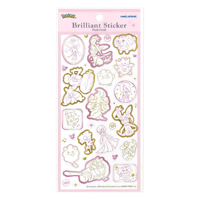 Pokemon Fairy Type Brilliant Stickers