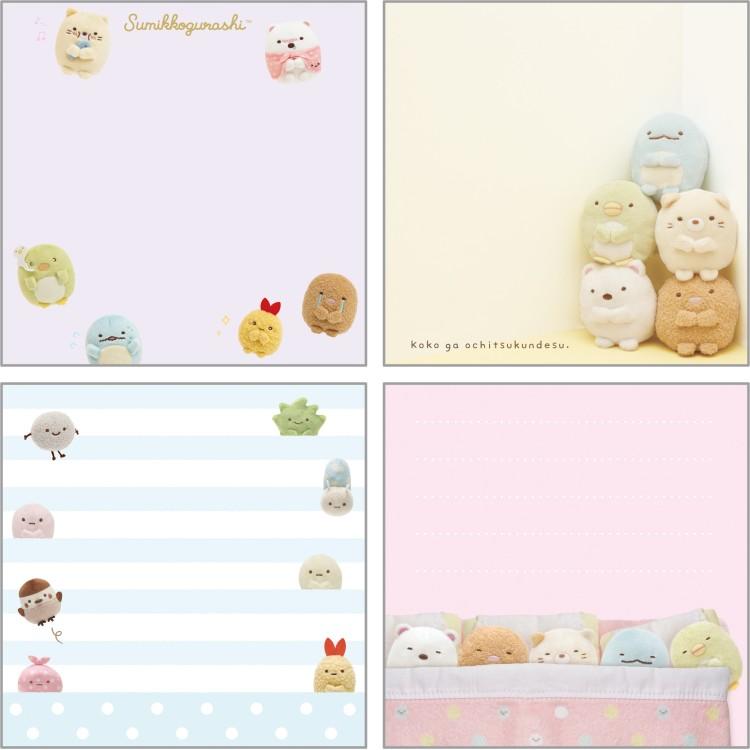 San-X Sumikko Gurashi Plush Selfie Collection Square Memo Pad
