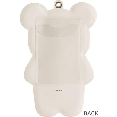 Rilakkuma Plush Photo Series Die-Cut Pass Case – Rilakkuma / Korilakkuma [San-X]