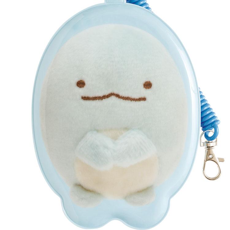 San-X Sumikko Gurashi Nuidori Tokage and Sugar Cocomu Plush Selfie Die Cut Pass Case