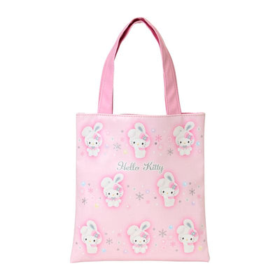Sanrio Snow Bunny Tote Bag and Corn Snack Set