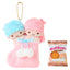 Sanrio Christmas Stocking Plush Keychain with Chocolate Cream Sandwich Cookies