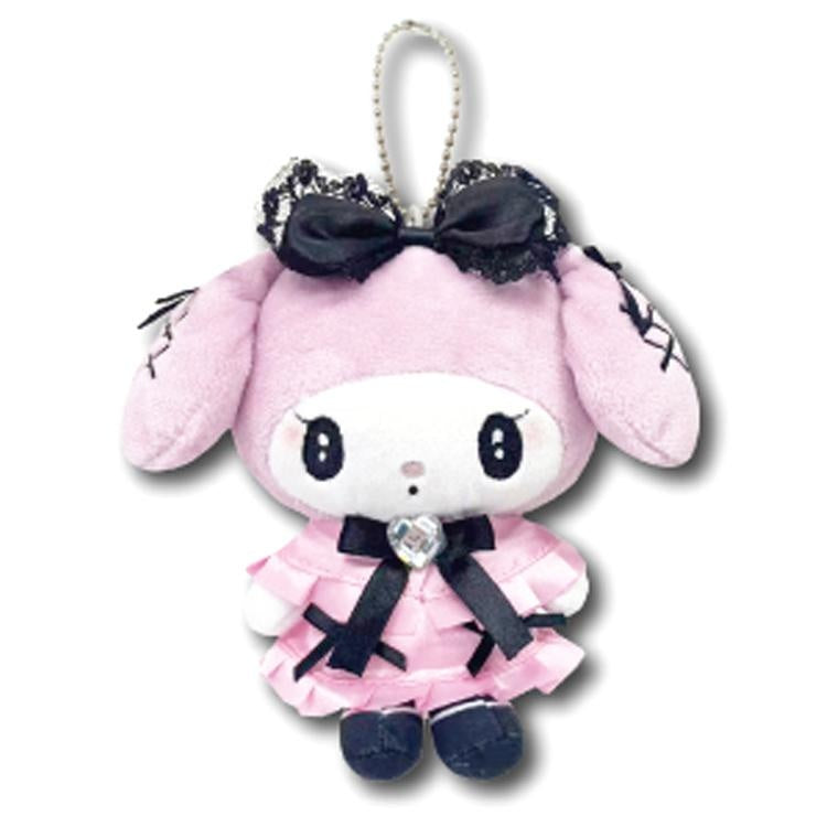 Sanrio Jiraikei My Melody and Kuromi Plush Keychain (Small)