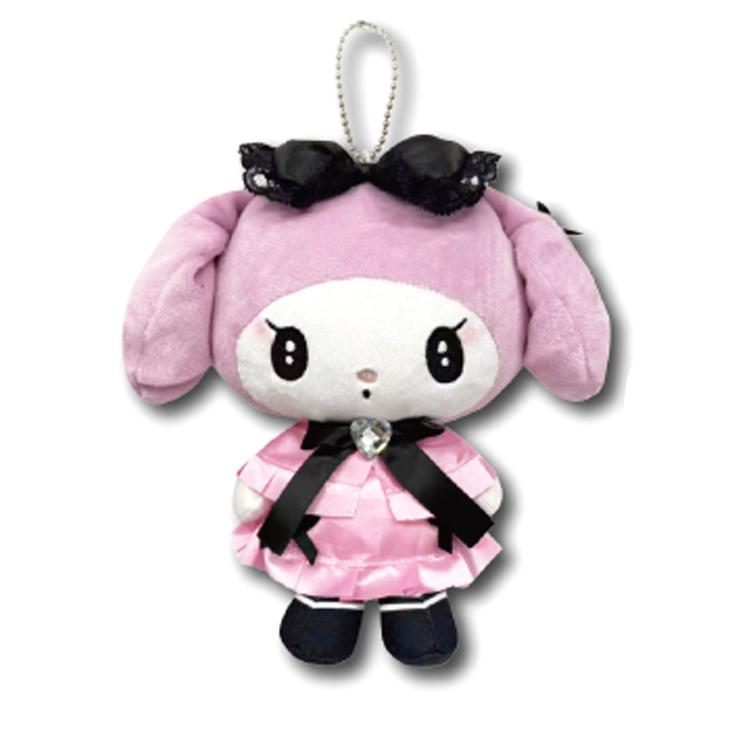 Sanrio Jiraikei My Melody and Kuromi Plush Keychain (Large)