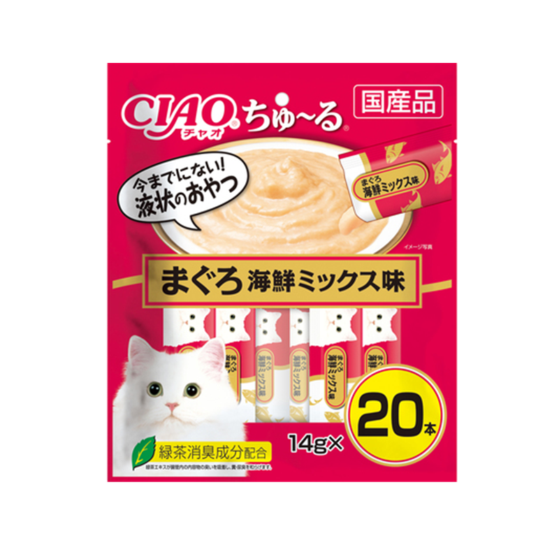 Chao Chu-ru Seafood Mix Cat Treat