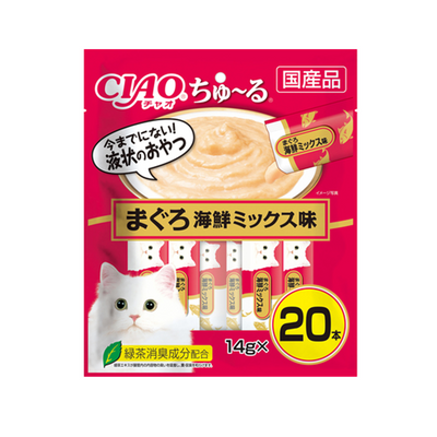 Chao Churu Maguro Tuna and Seafood Variety Mix Cat Treats